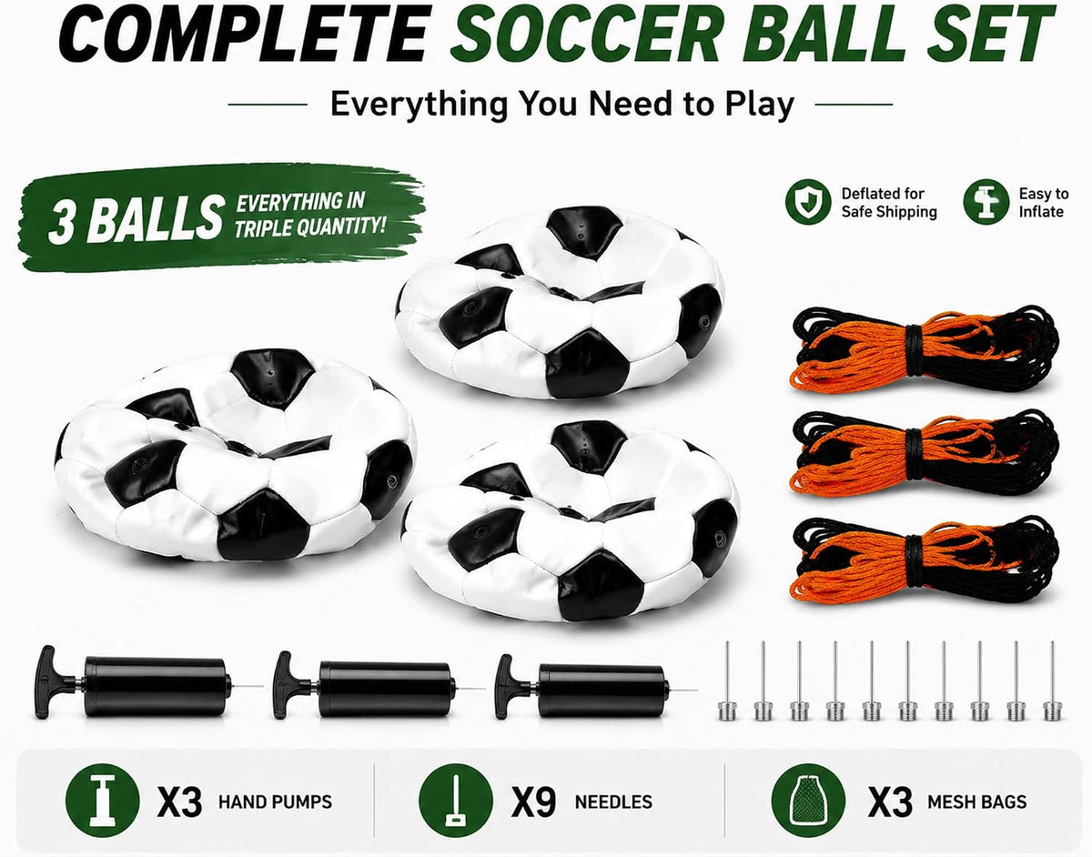 Balón de fútbol de tamaño 2\/3\/4\/5 con bomba y bolsa, pelota desi...