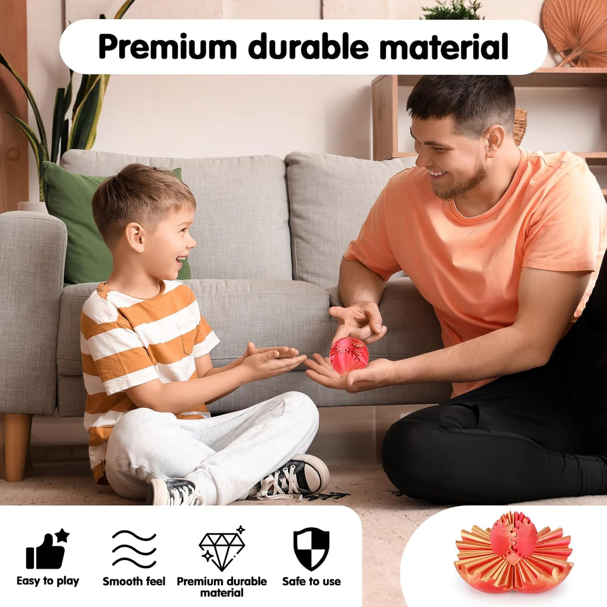 Cubo Juguete Fidget Bola de Engranajes Impreso en 3D, Juguetes Fidg...