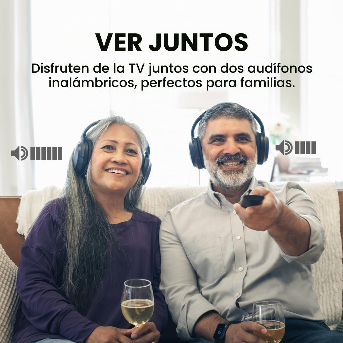 Avantree Duet - Auriculares inalámbricos duales para ver televisión...