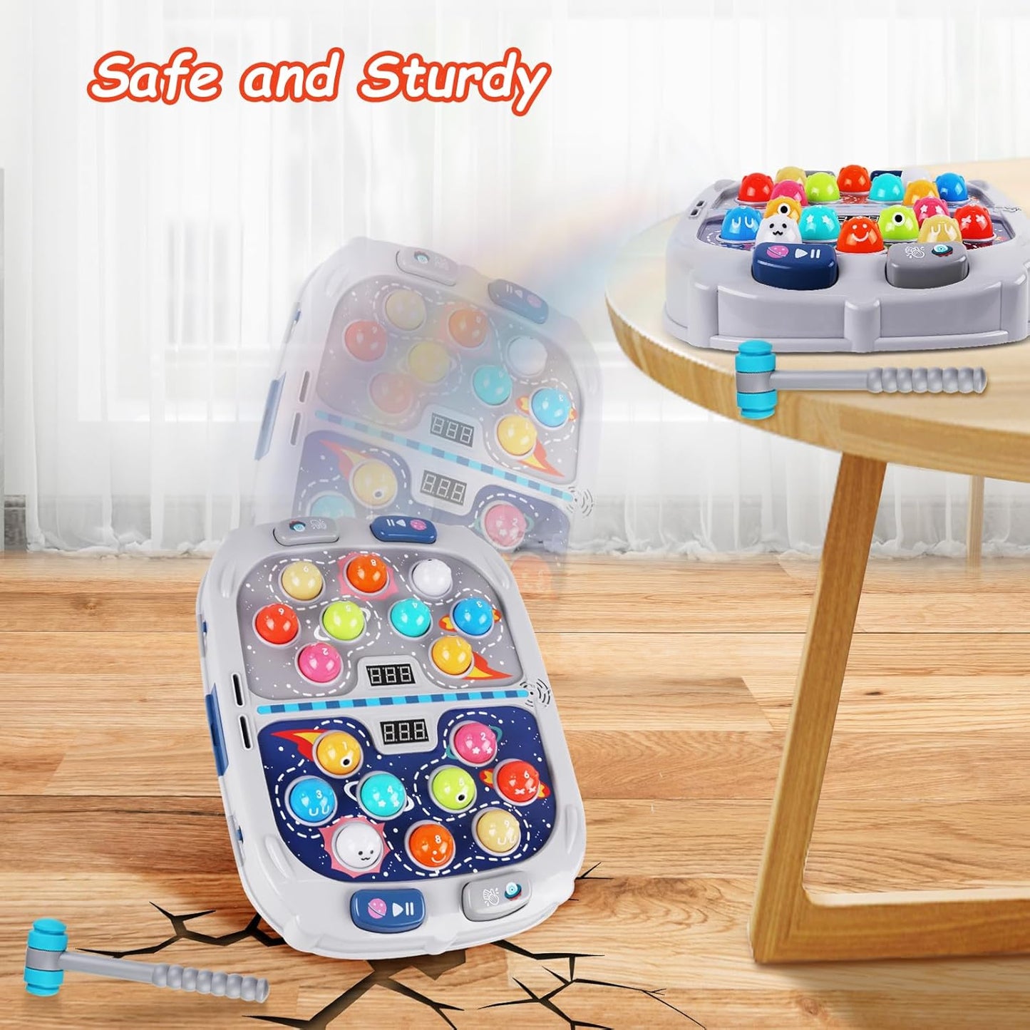 Juego de Golpear Topos para niños pequeños, juguetes para niños y n...
