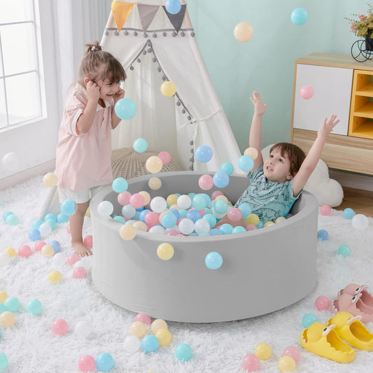 SHJADE Piscina de Pelotas de Espuma, 35.4"x 11.8" Piscinas...