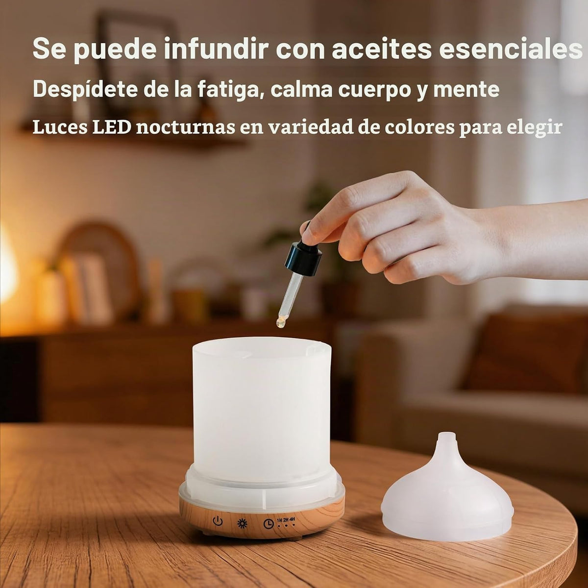 Diffuserlove Difusor de aceite esencial, humidificador de aroma peq...
