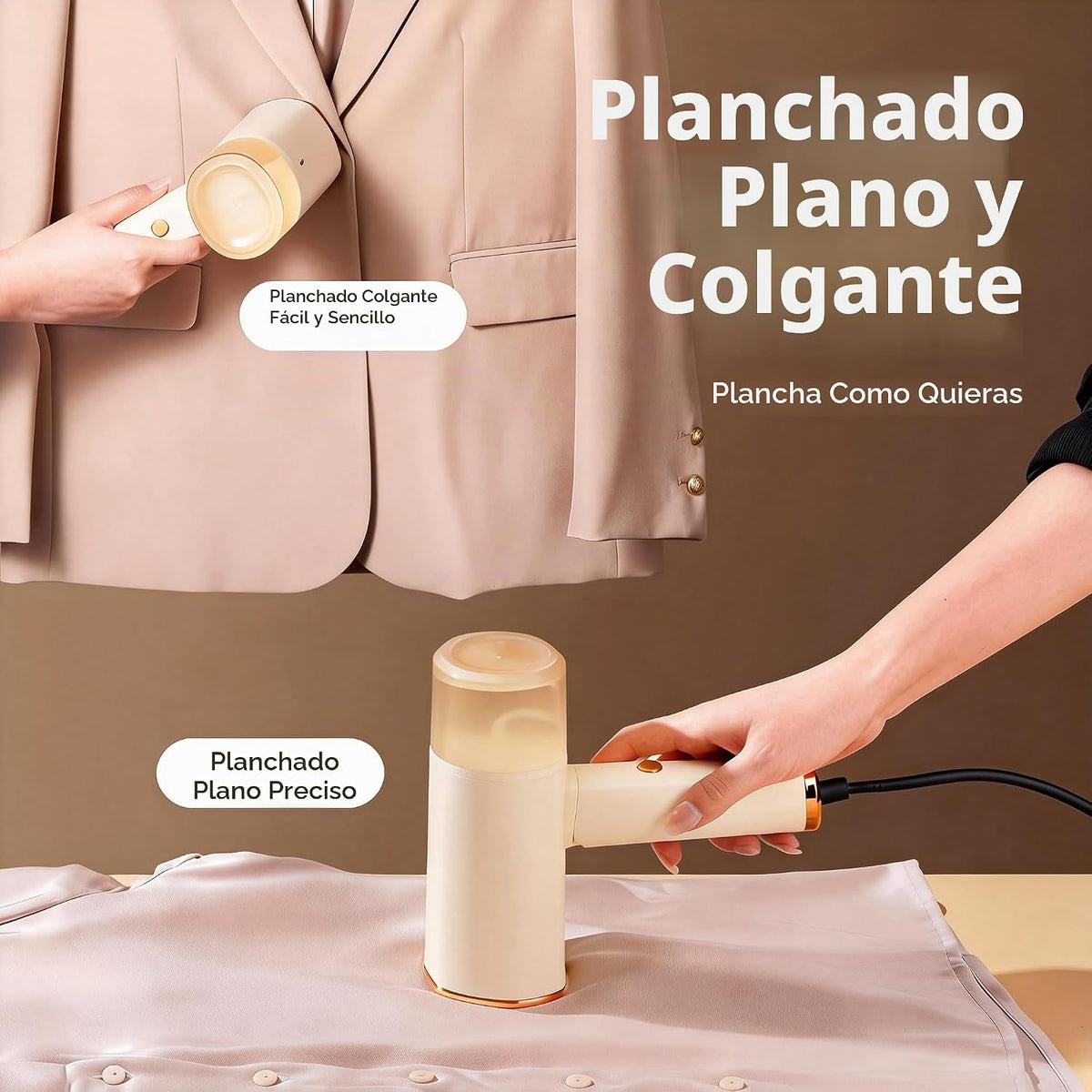 Toplepor Vaporizador portátil para ropa de viaje, calentamiento ráp...