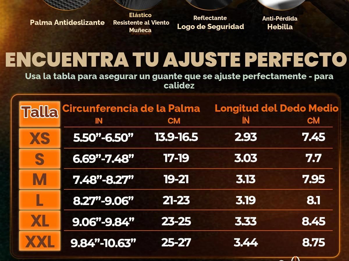 Guantes de invierno impermeables para nieve y esquí de rivmount par...