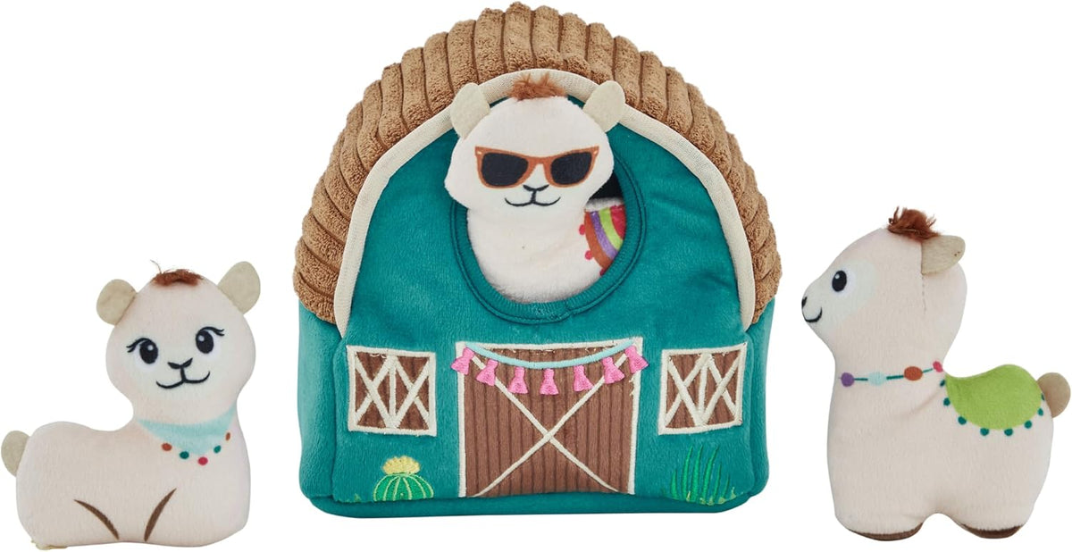 Outward Hound Hide A Llama - rompecabezas de peluche para perro