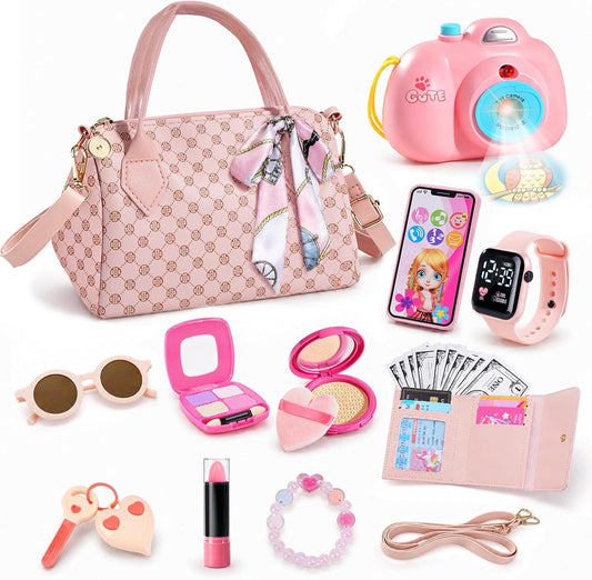 Bolso de juego para niñas pequeñas, bolso para niños pequeños con k...