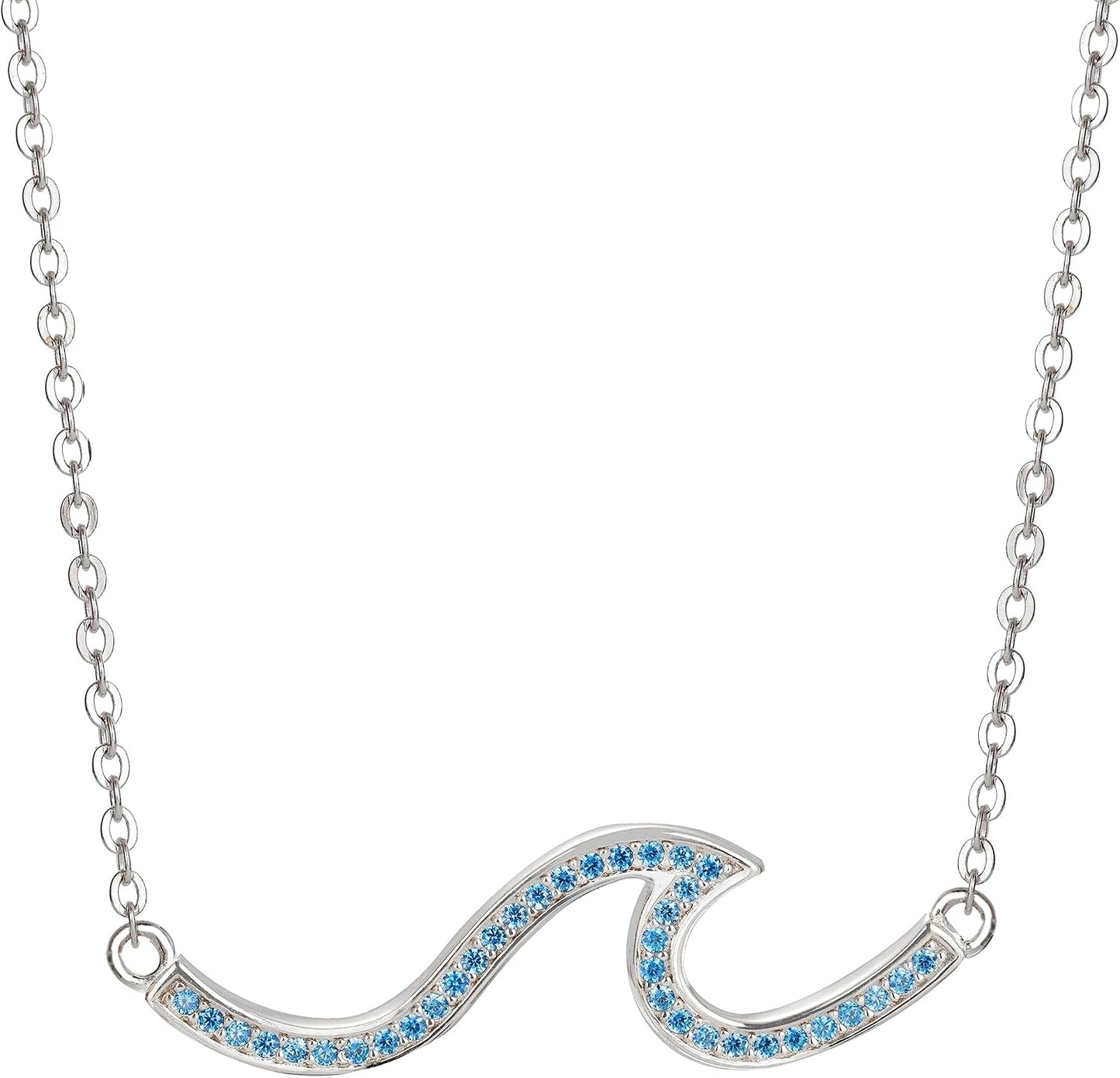 Collar con dije de plata de ley 925 con cadena de eslabones ajustab...