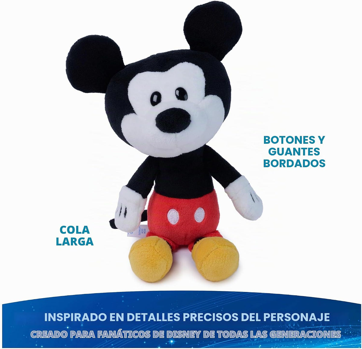 GUND Disney - Palillo de dientes oficial de Mickey Mouse, Mickey y...