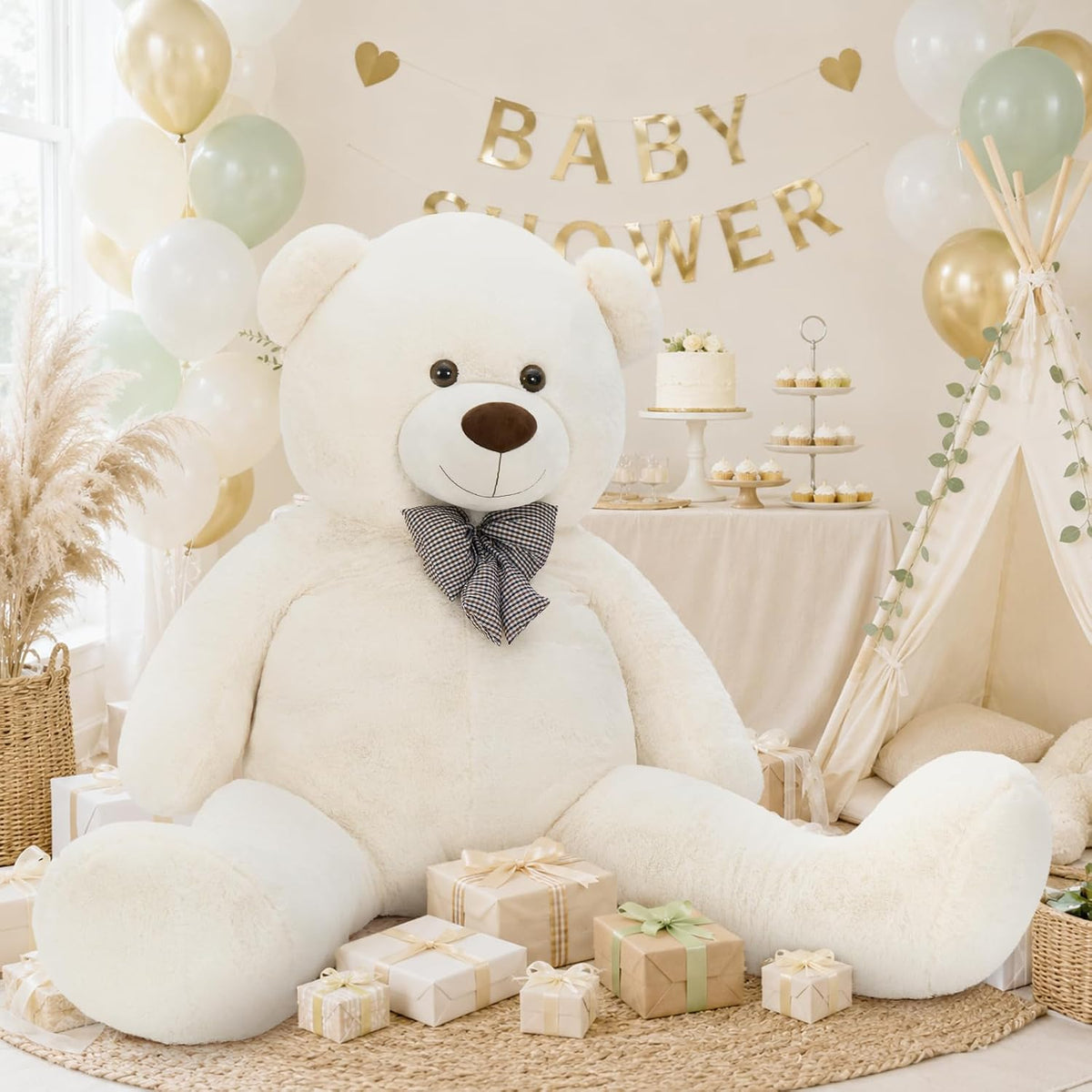 MaoGoLan Oso de peluche grande de 7 pies, animal de peluche de gran...