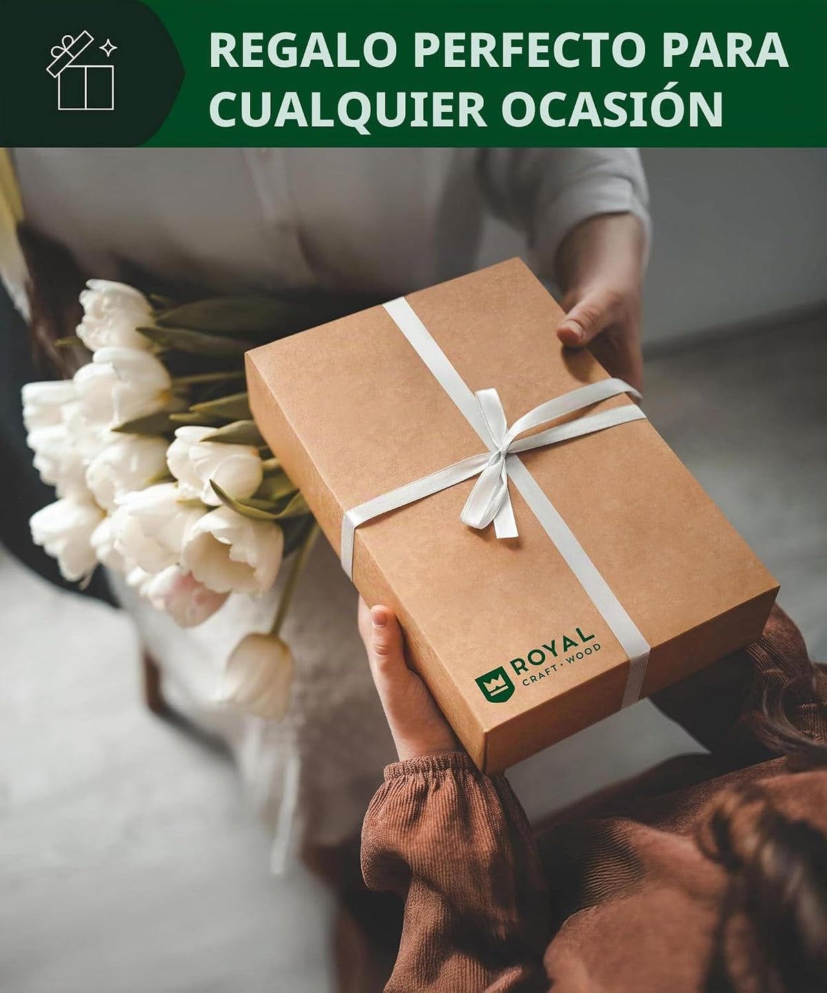 ROYAL CRAFT WOOD Bandeja Premium Plegable para Bañera Caddy - Bande...