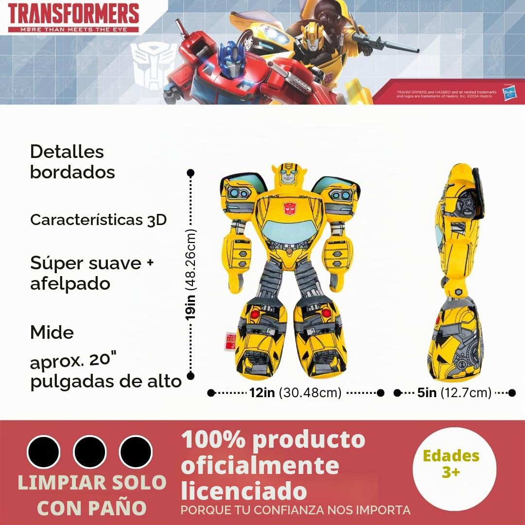 Transformer Bumblebee Kids Bedding - Almohada súper suave y acogedo...