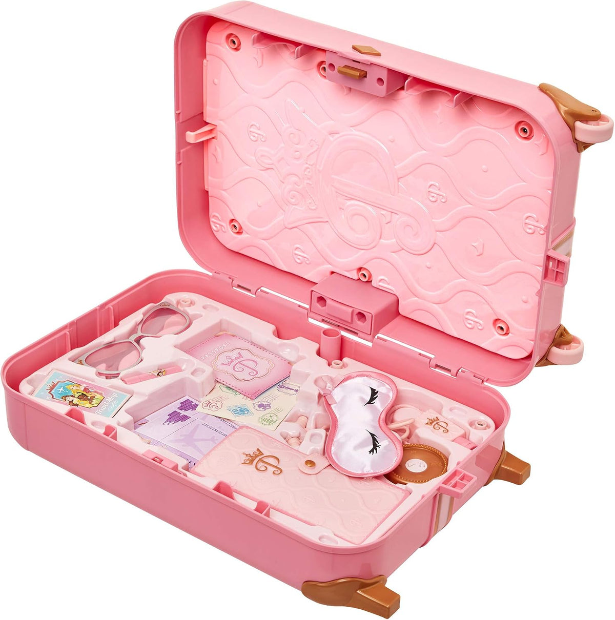 Set de juego con maleta de viaje Disney Princess para niñas con eti...