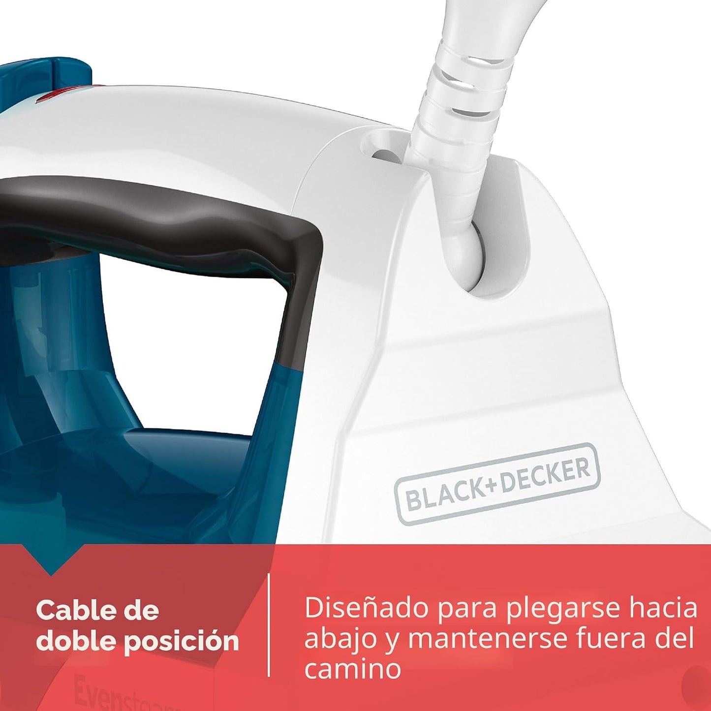 BLACK+DECKER - Plancha de vapor fácil para ropa con tecnología Smar...