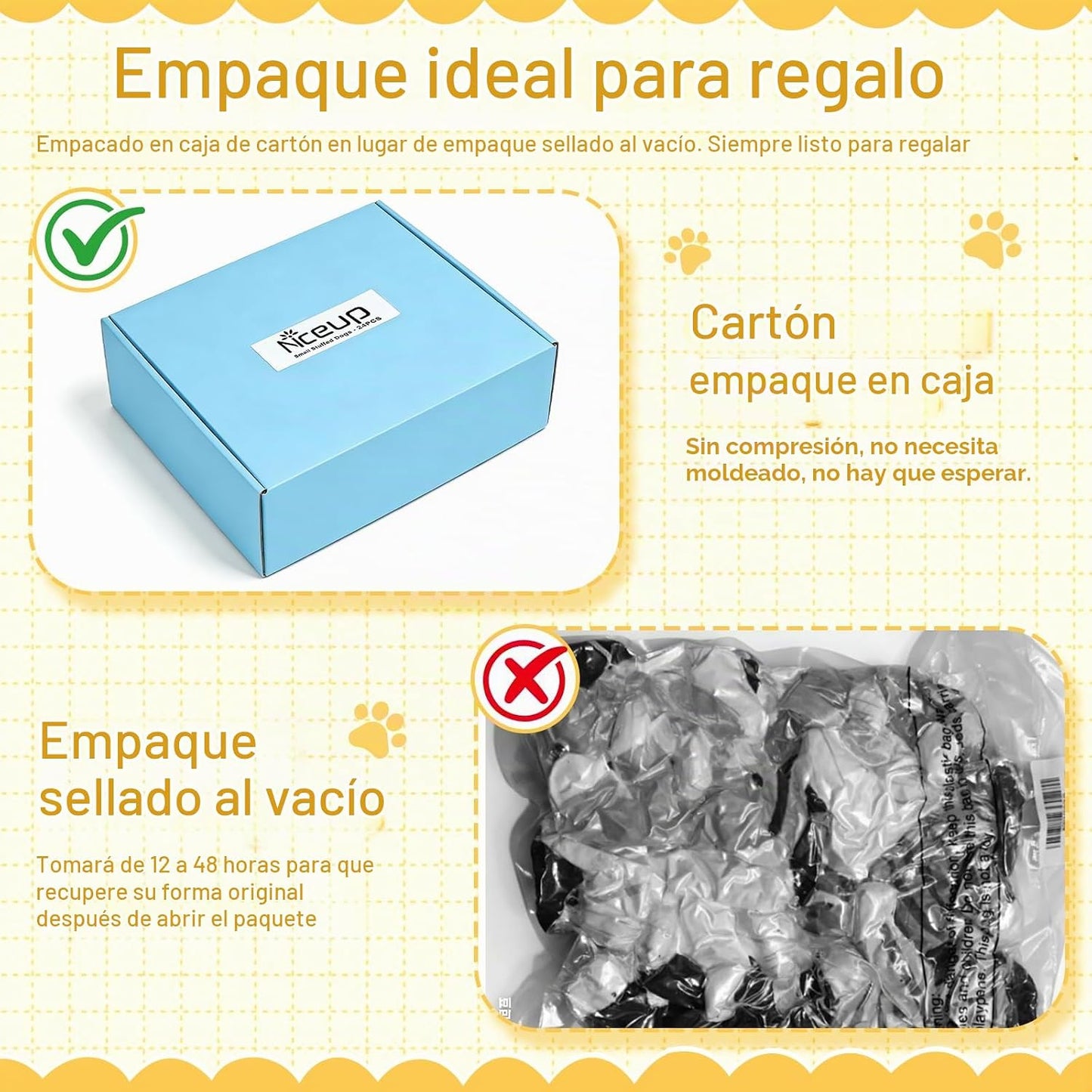 Niceup 24 piezas adoptar una fiesta de cachorros niños Mini perro d...