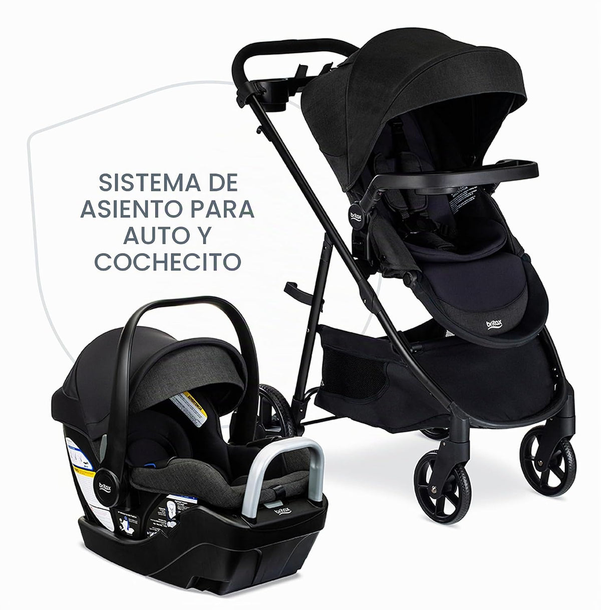 Britax Willow Brook S+ Sistema de viaje, combinación de silla de au...