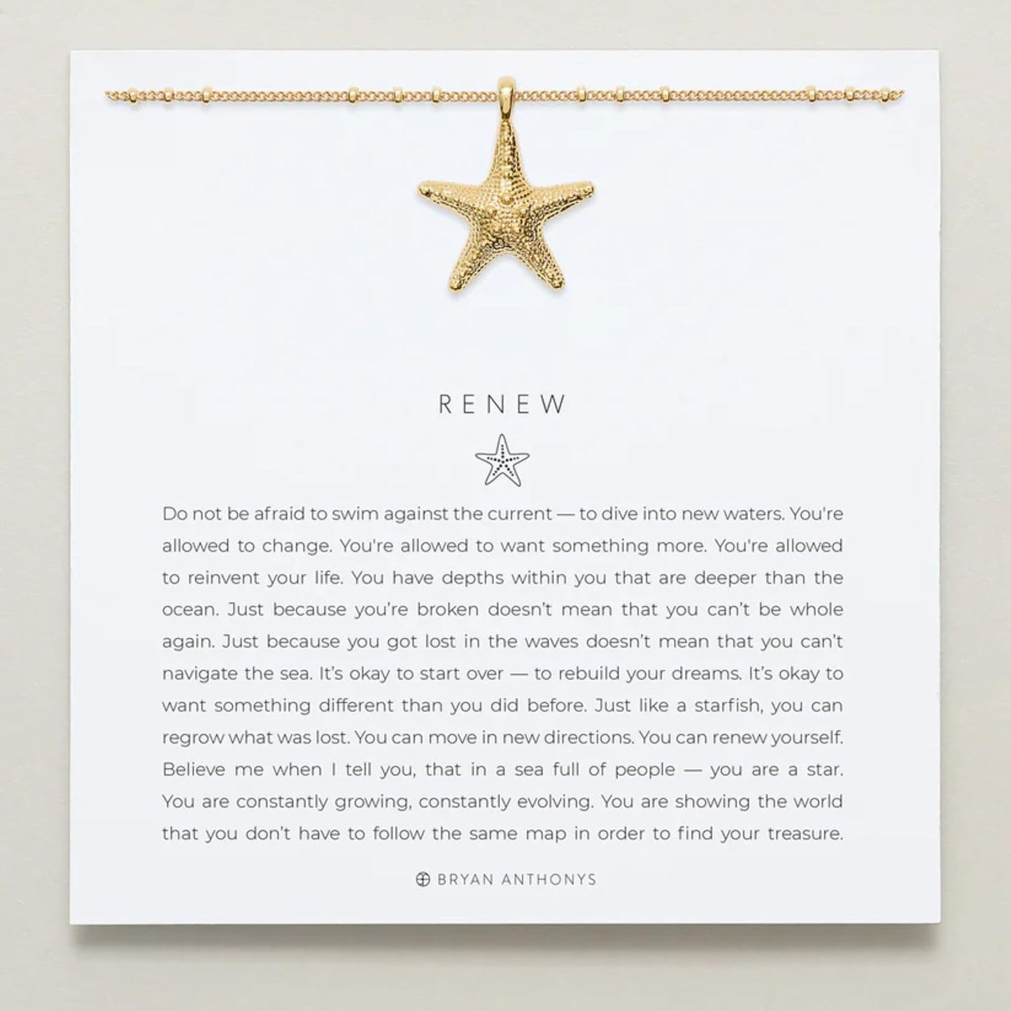 Bryan Anthonys Renew - Collar con colgante para mujer, inspirado en...