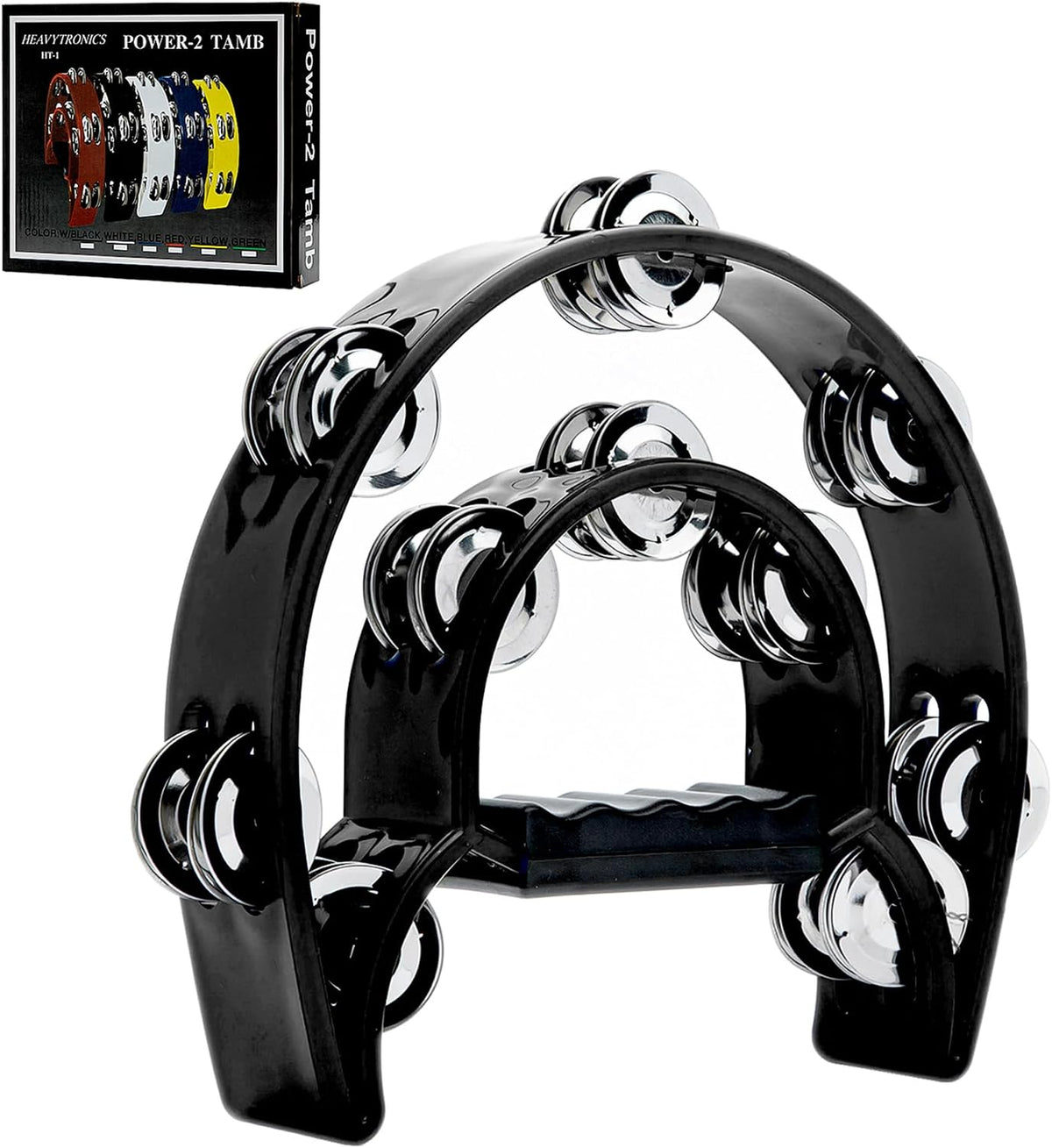 Musfunny Half Moon Pandereta Instrumento Musical para Adultos Fiest...