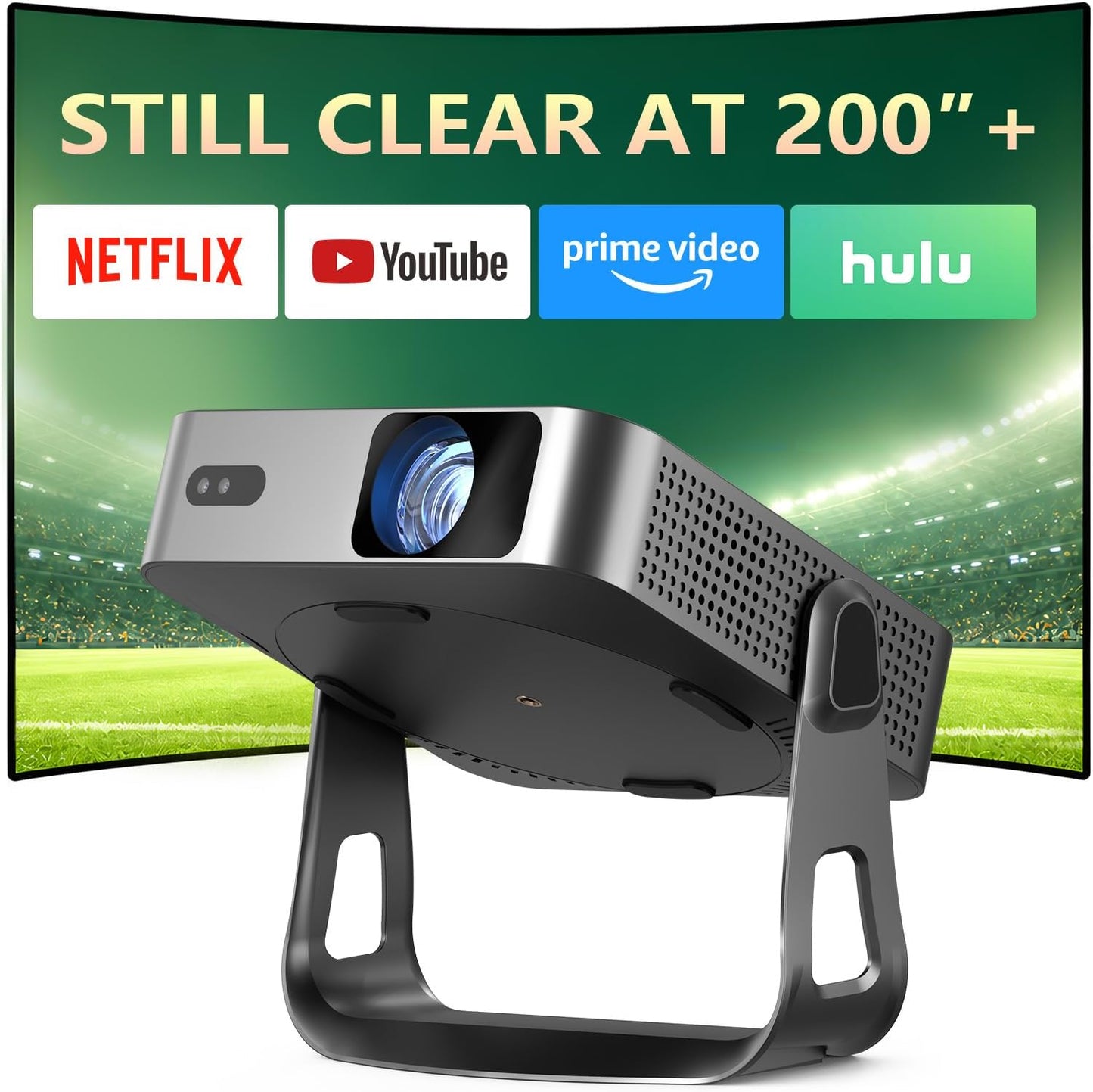 Aplicación con licencia oficial y 1080P nativo: el mini proyector i...