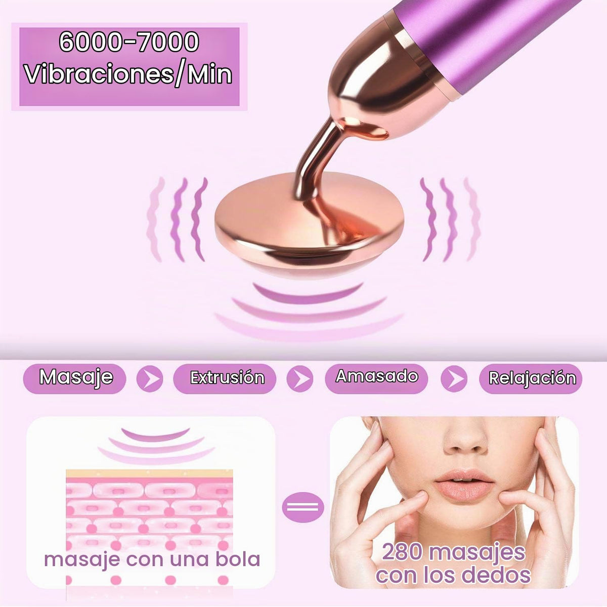 Actualización 2 en 1 rodillo de cara vibrante, sistema eléctrico de...