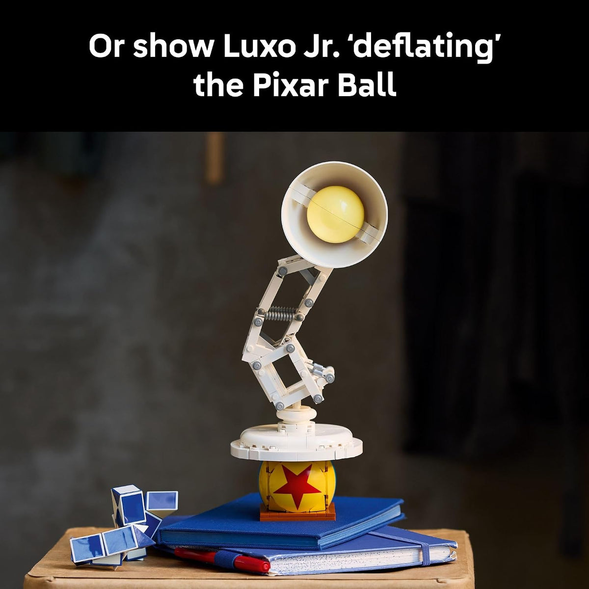 LEGO Ideas Disney Pixar Luxo Jr. - Juego de decoración de habitació...