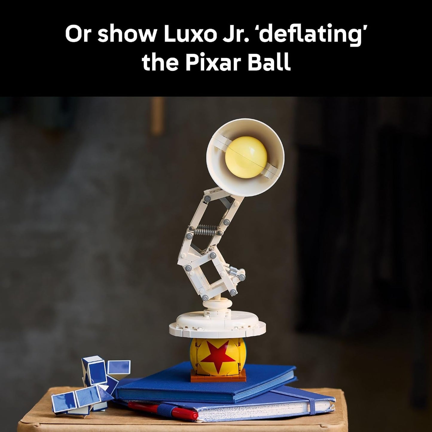 LEGO Ideas Disney Pixar Luxo Jr. - Juego de decoración de habitació...