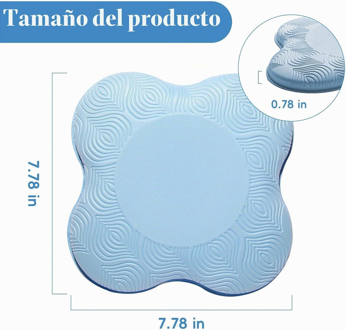 MBKHFLL Paquete de 2 Cojines de Yoga para Rodillas y Codos - Espuma...
