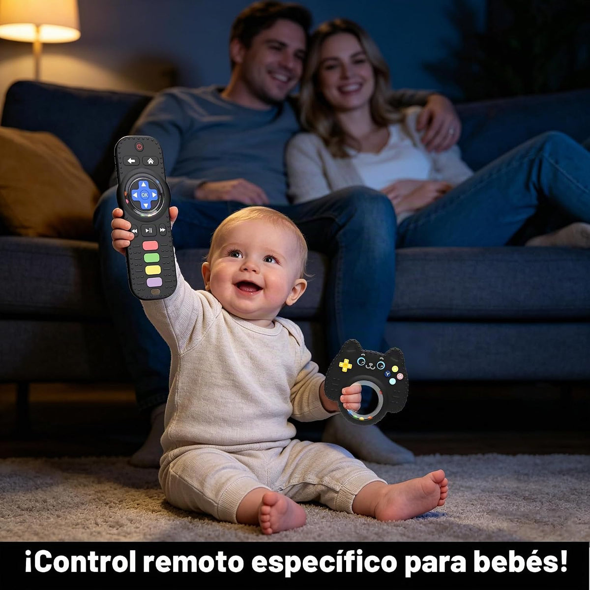 Chuya Baby Toys Baby Toys Juguetes de dentición con control remoto,...