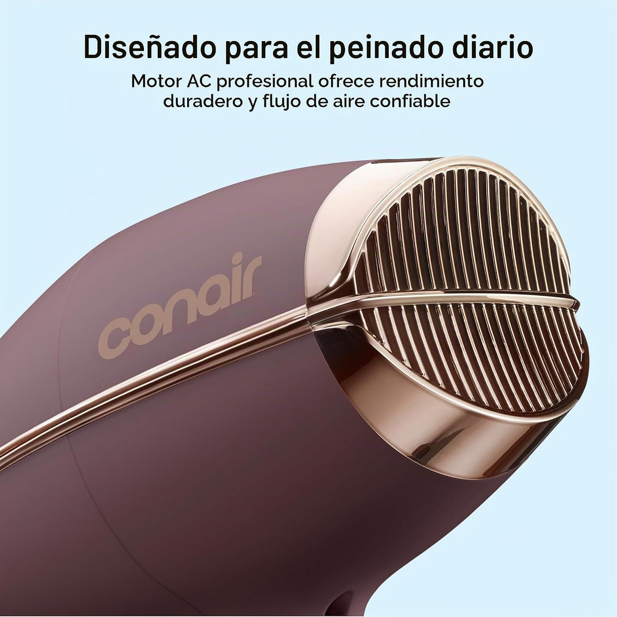 Conair Secador de pelo con difusor y concentrador, motor de CA de 1...