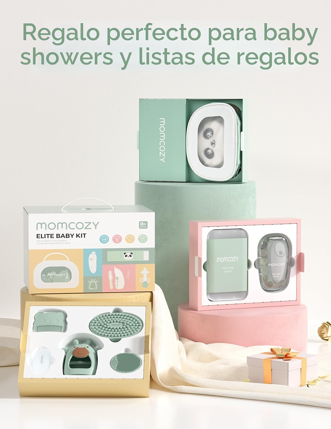 Momcozy Kit Elite para bebé, regalo superior para baby shower y kit...