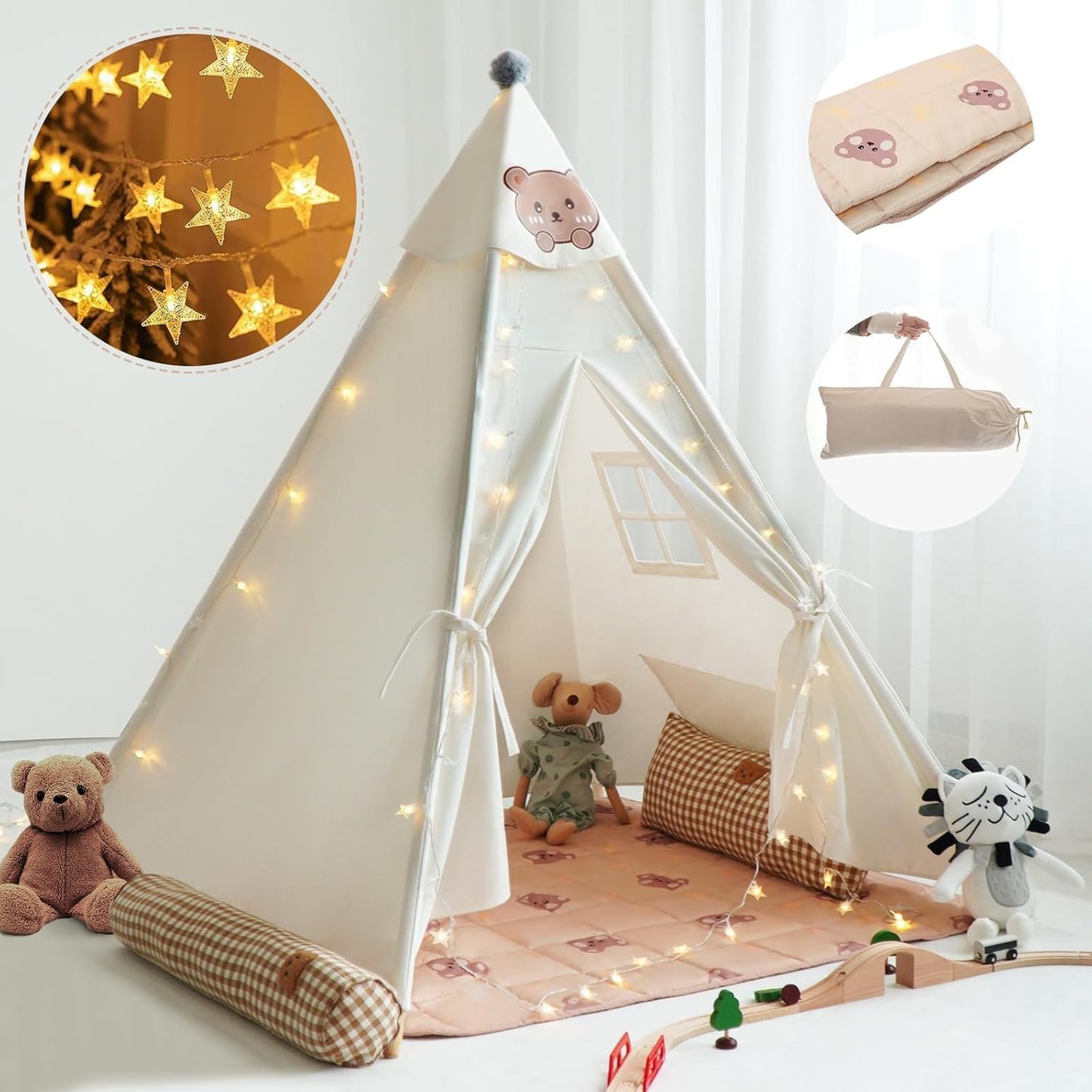 Tienda de campaña tipi RongFa para niños - Tienda de campaña portát...