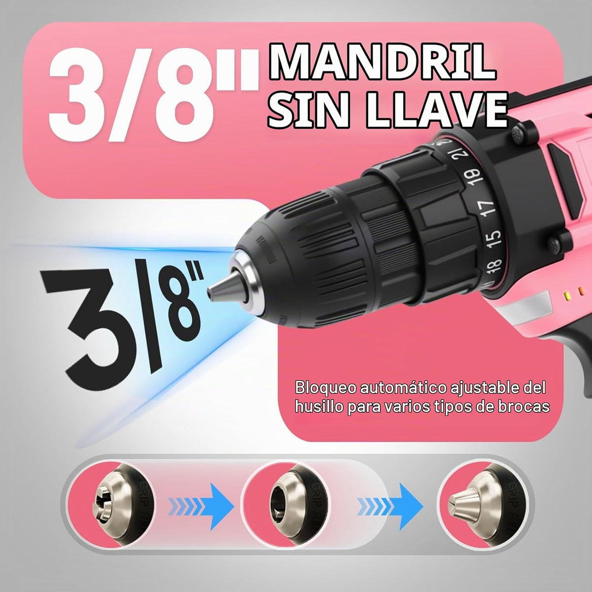 COMOWARE Juego de Taladro Inalámbrico de 20V, Juego de Herramientas...