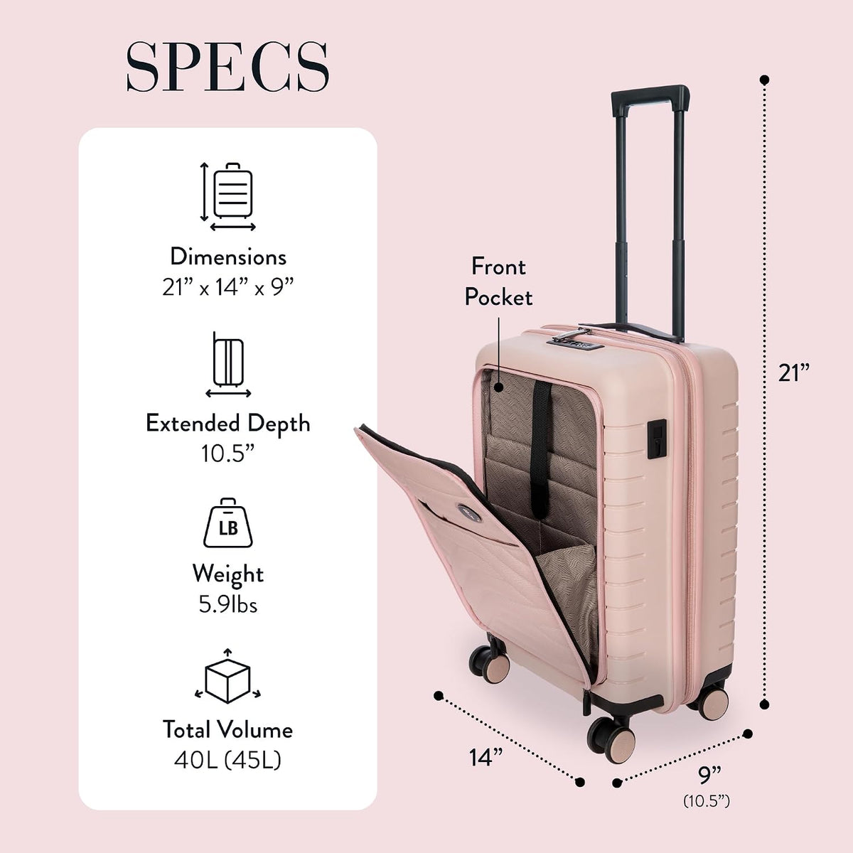 Bric's B|Y Ulisse - Maleta de cabina con ruedas giratorias, equ...