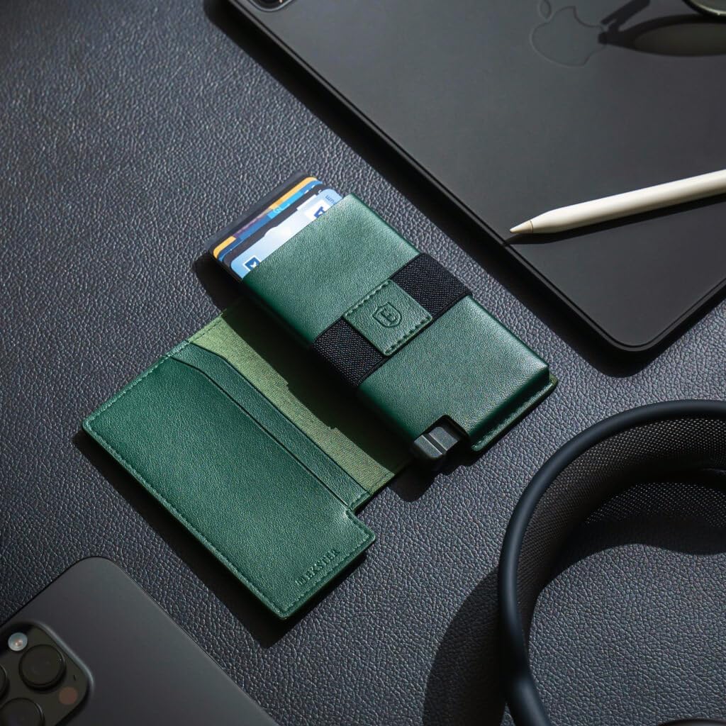 Ekster Cartera para hombre PRO | Cartera minimalista de cuero con b...