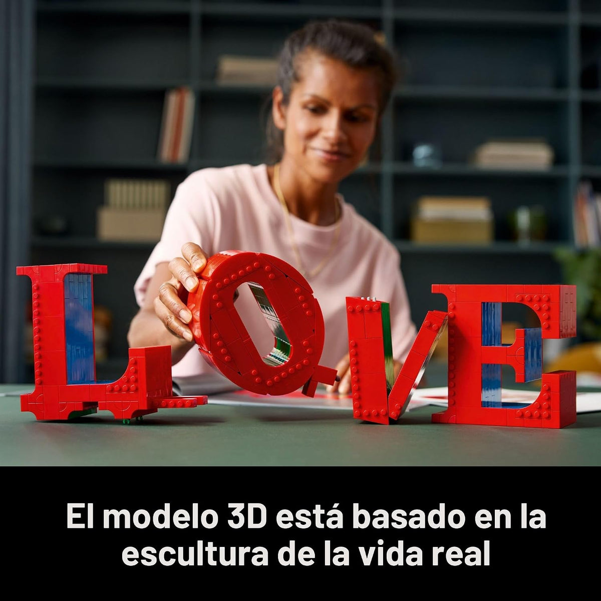 LEGO Art Love Juego de construcción coleccionable \u2013 Kit de bri...