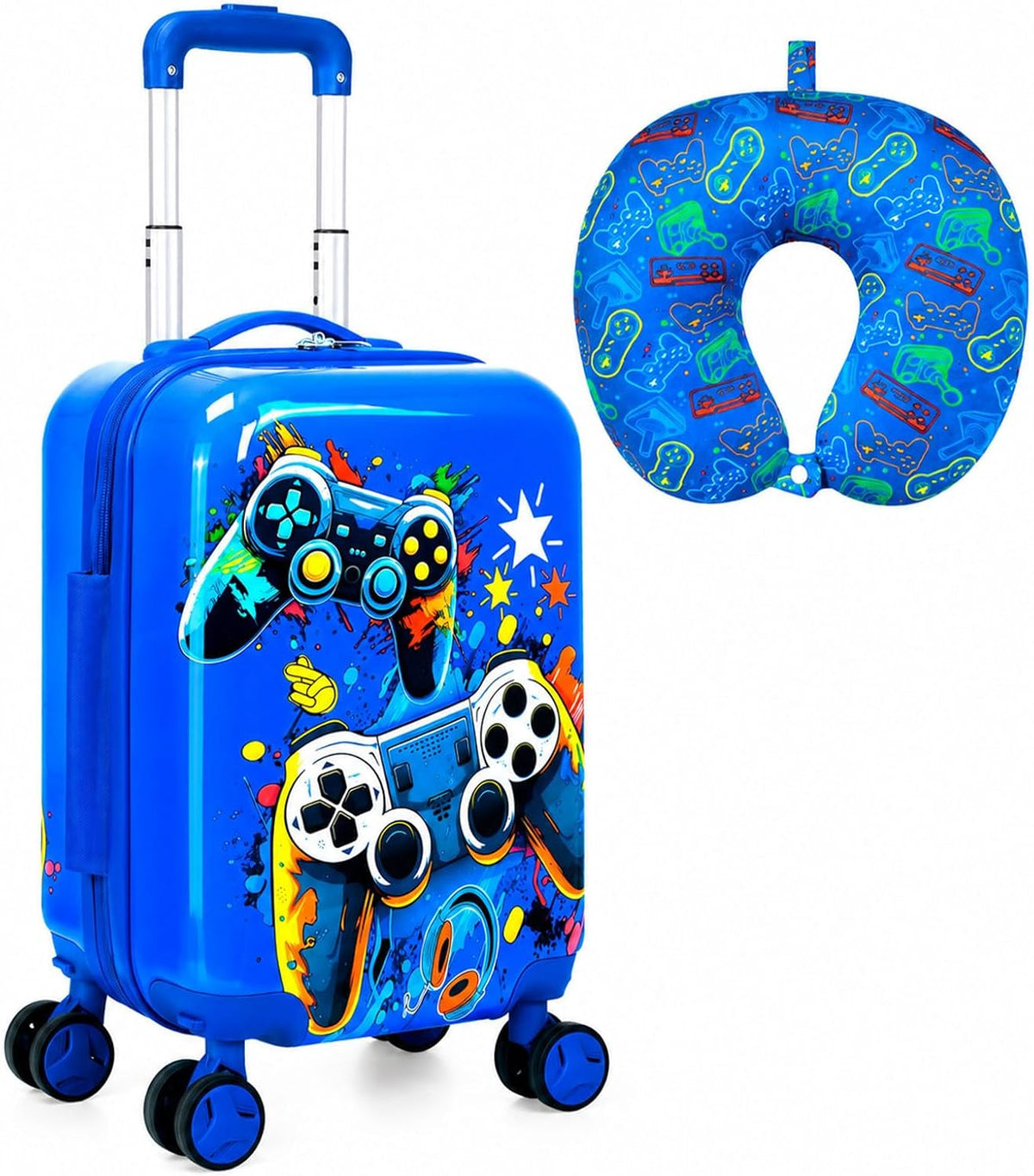 Juego de equipaje de mano ligero para niños, 2 piezas con ruedas, m...