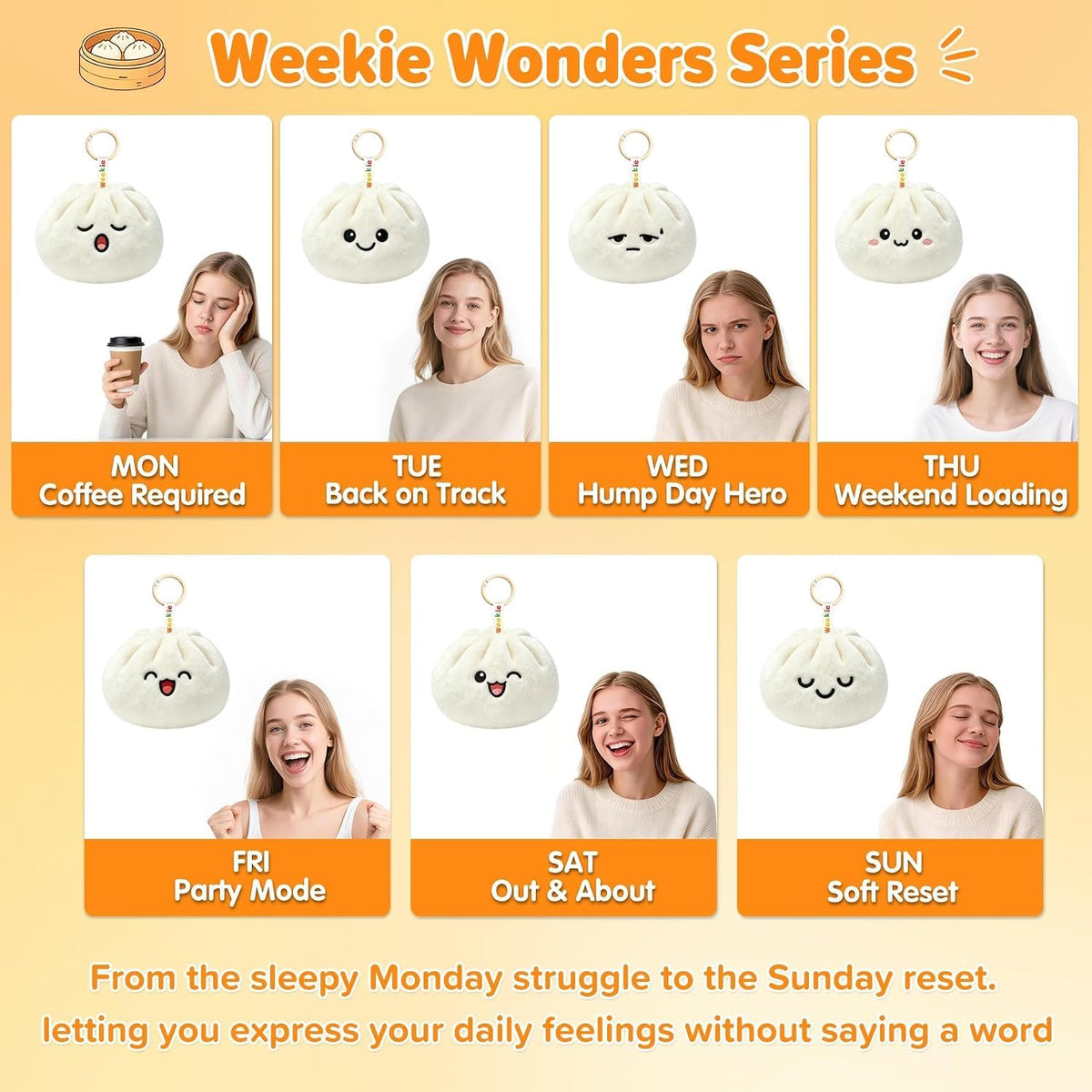 Ausener Weekie Wonders - Soporte emocional para albóndigas, animale...