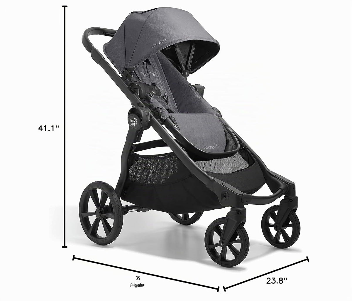 Baby Jogger City Select 2 Cochecito Modular de Individual a Doble G...