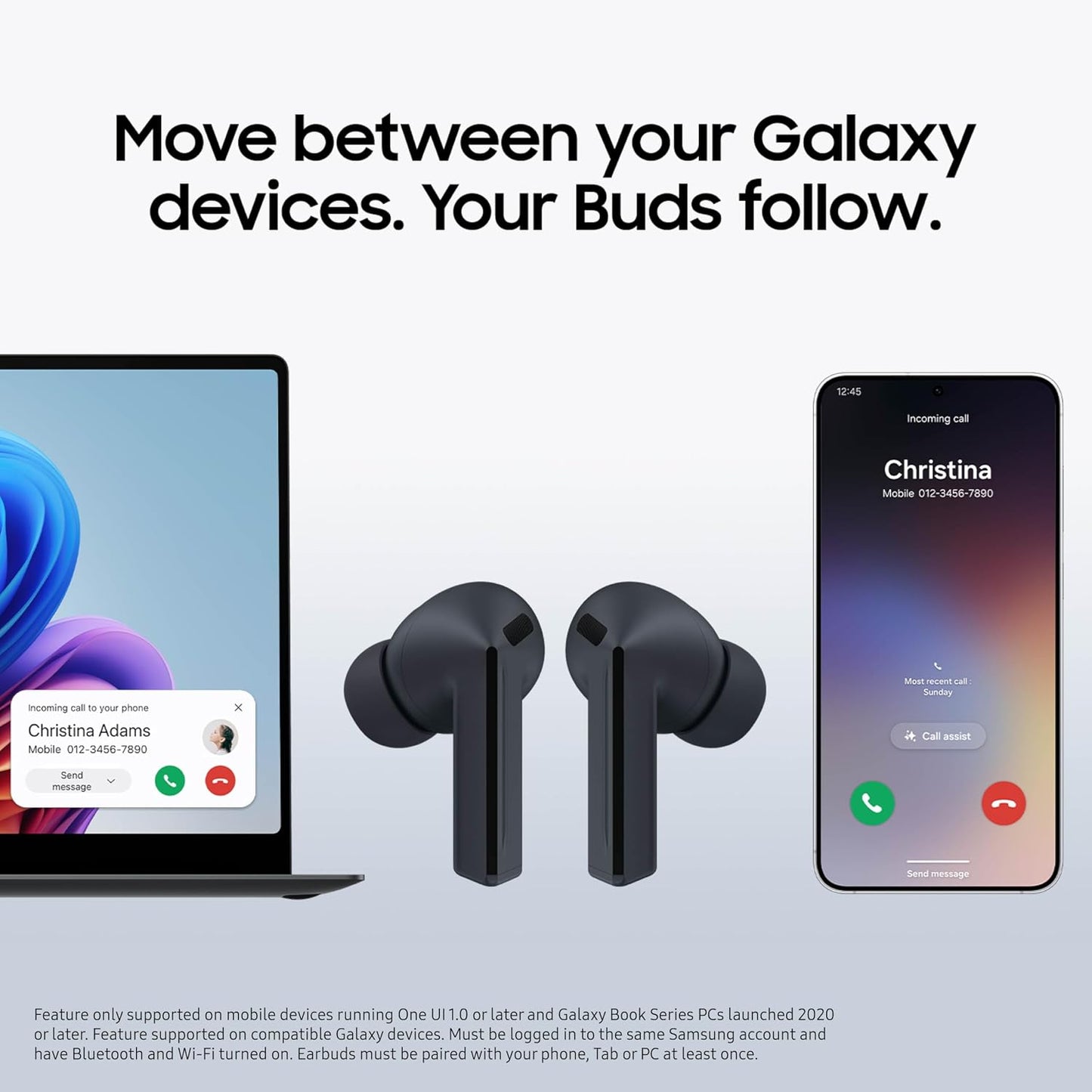 Samsung Galaxy Buds 3 FE (2025) Auriculares inalámbricos Bluetooth...