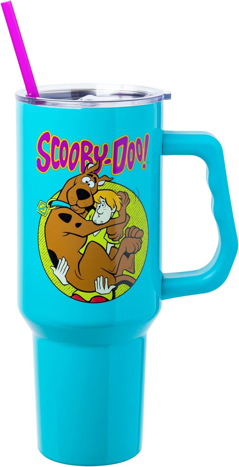 Silver Buffalo Scooby-Doo Shaggy, vaso de acero inoxidable, 40 onza...