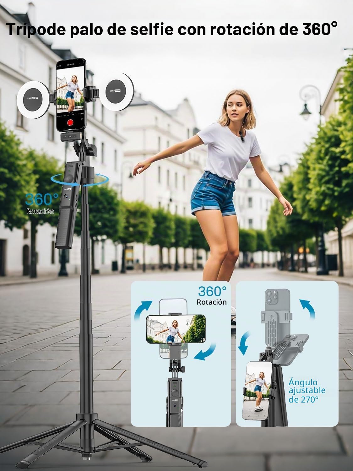 USKEYVISION - Kit de vlogging, elementos esenciales para creadores...