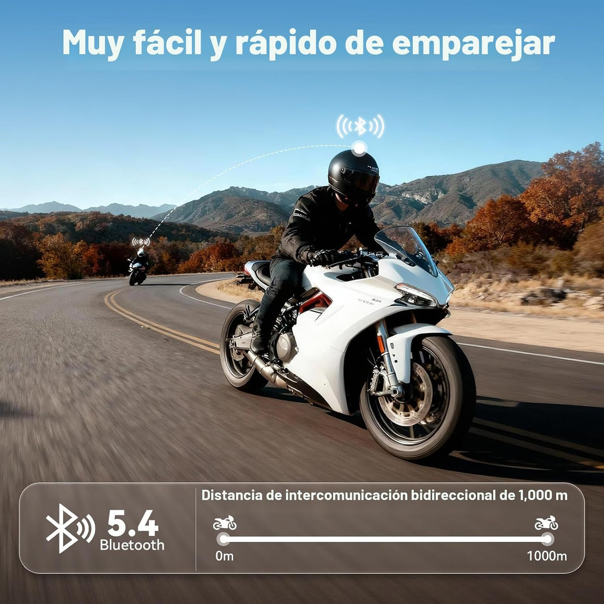 XGP Casco de motocicleta, auriculares Bluetooth, sistemas de comuni...