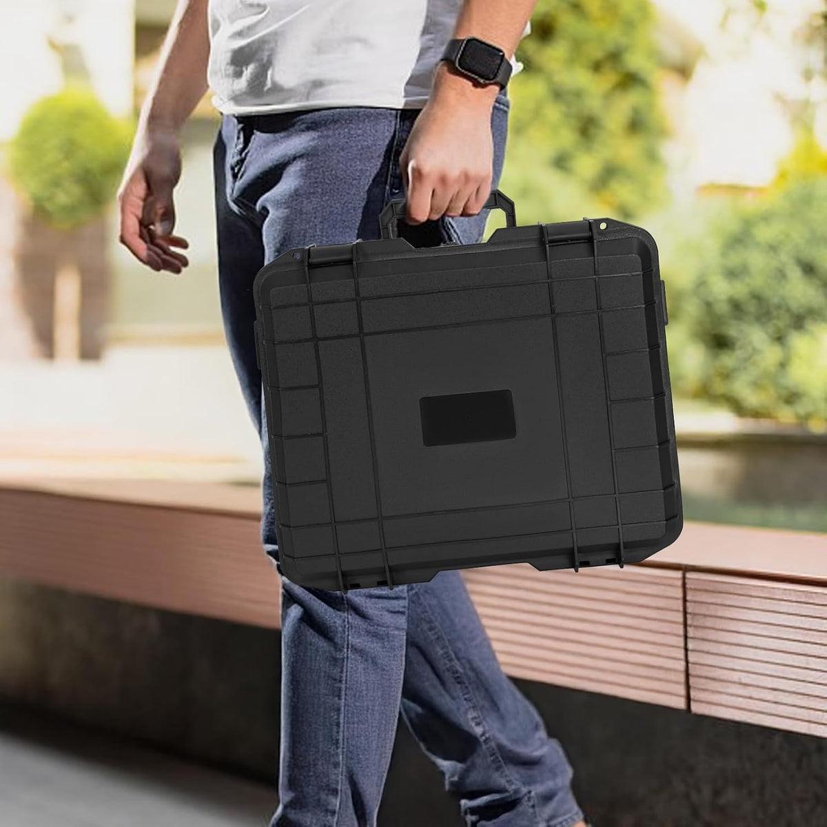 FREEAMG Estuche de viaje para reloj con 21 ranuras para hombres, ca...