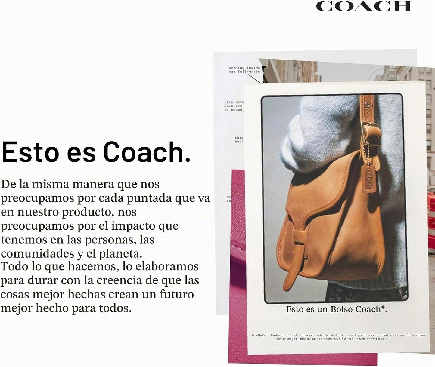 Coach Cartera Grande para Mujer con Cadena W