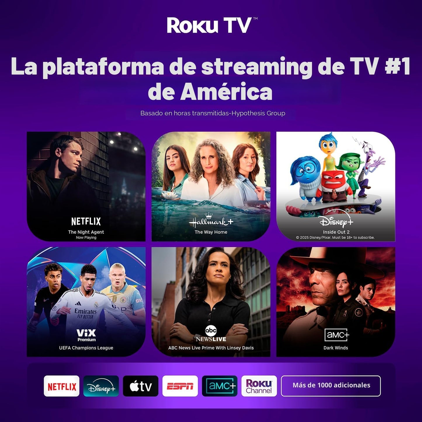 Aurzen Roku TV D1R Cube - Proyector inteligente para exteriores con...