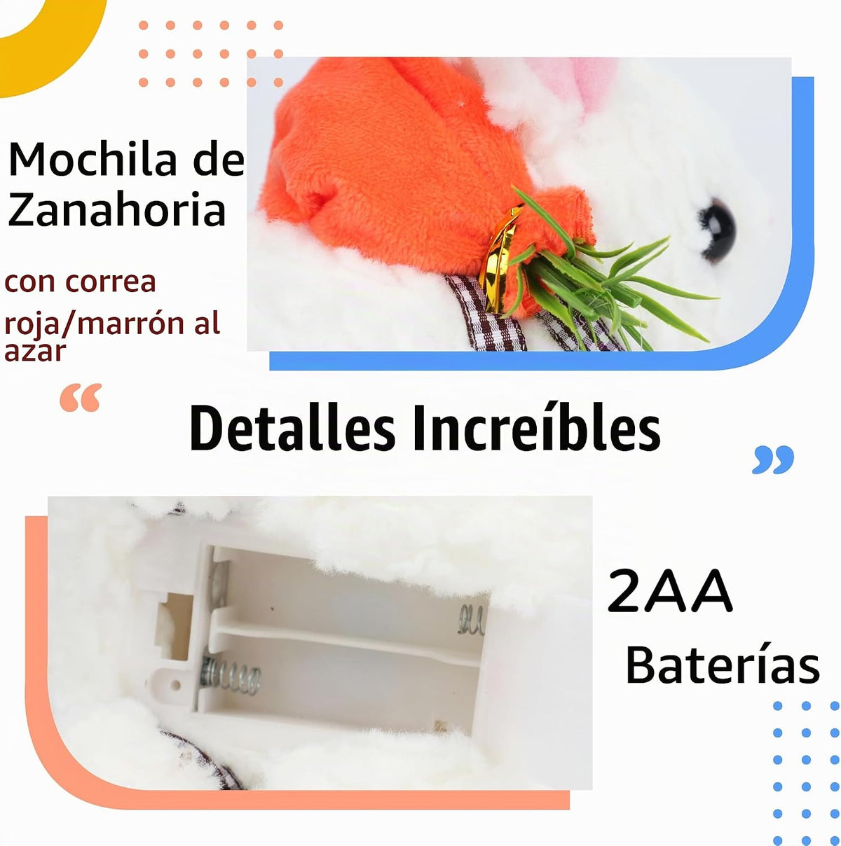 Hopearl - Juguete electrónico interactivo de peluche, con sonidos,...