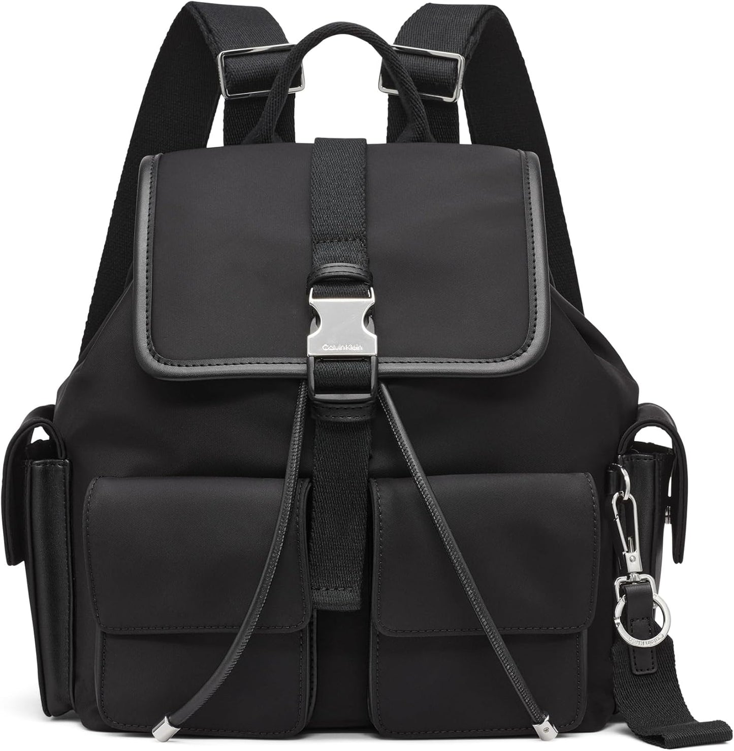 Calvin Klein Elora Mochila organizativa, negro\/plata, talla única