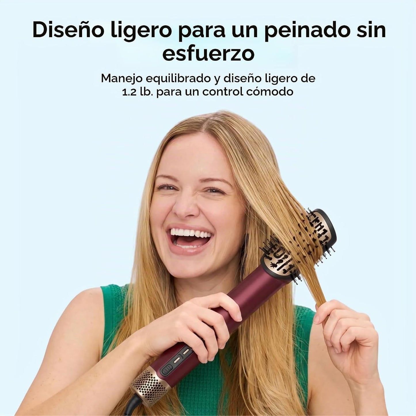 Sistema de peinado Conair DigitalAire, secado y peinado 4 en 1, 160...