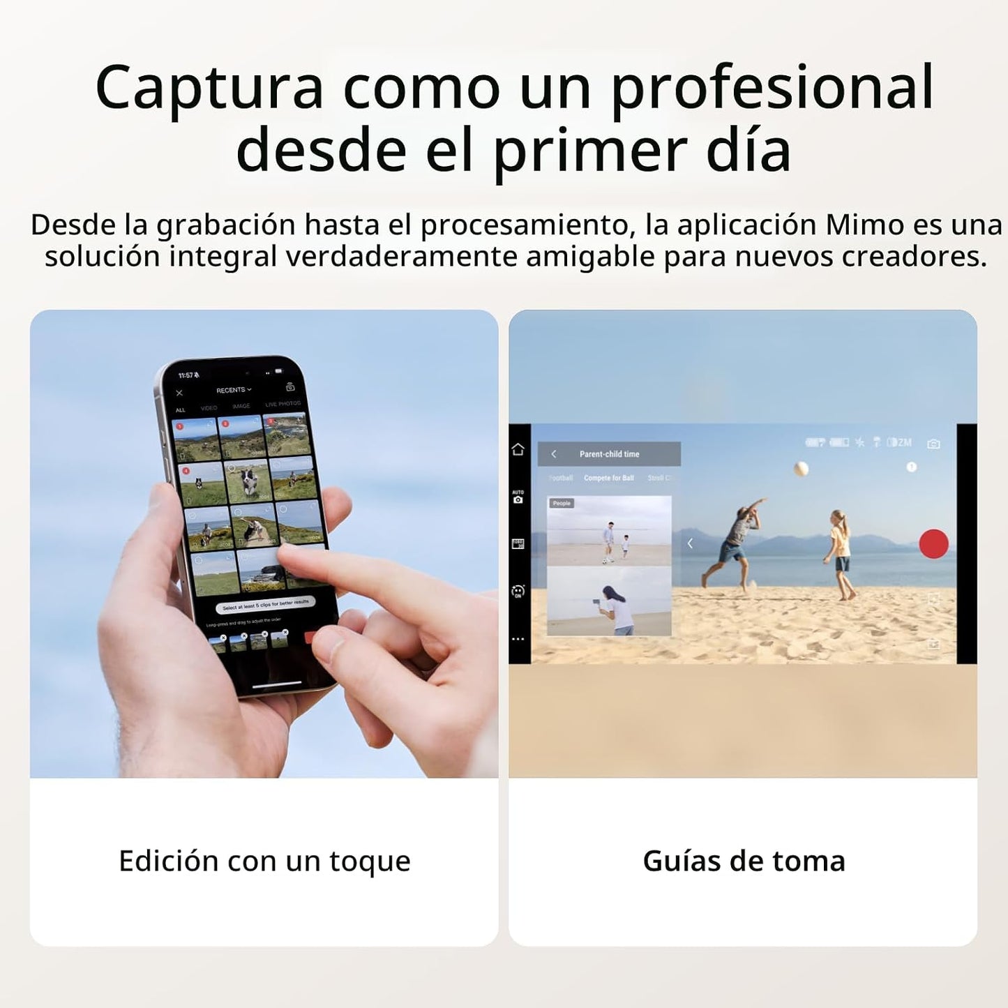 DJI Osmo Mobile 7P Estabilizador de cardán para iPhone, Android, Se...