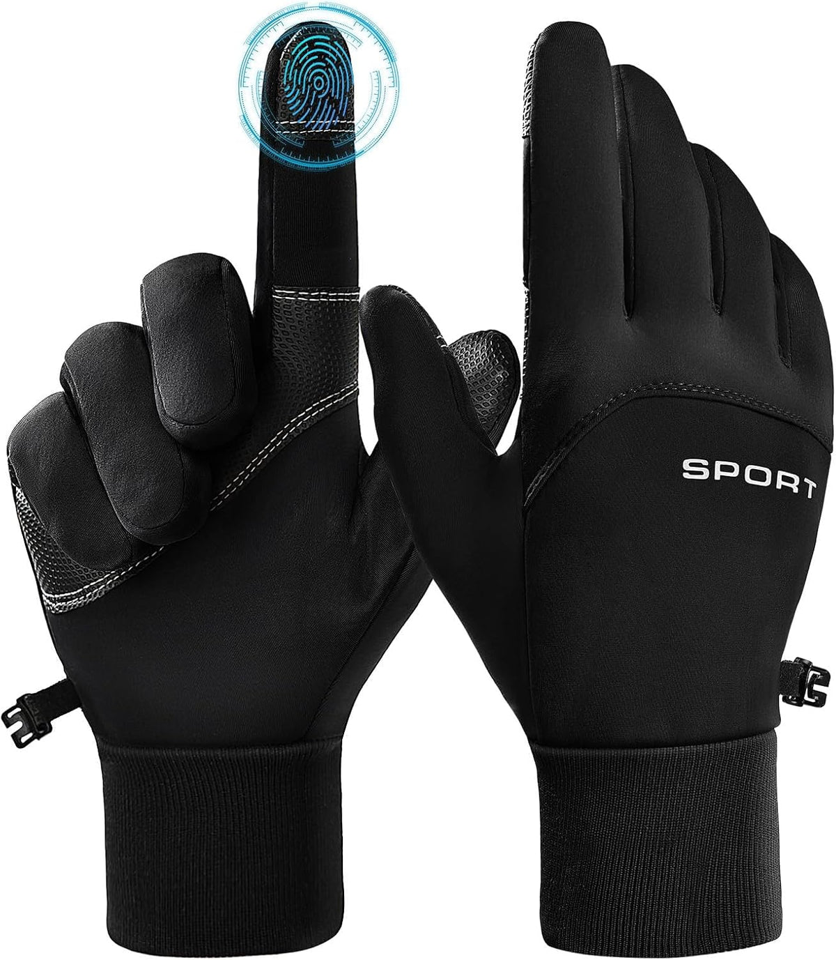 AURUZA Guantes de ciclismo para hombre, para invierno, clima frío,...