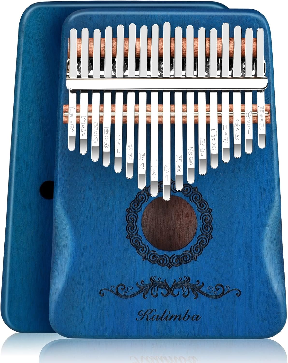 Kalimba - Piano de pulgar de 17 teclas, instrumentos musicales de p...